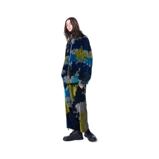 Tie-Dye Velvet Big Ma-1