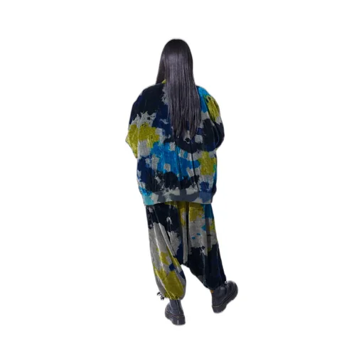 Tie-Dye Velvet Big Ma-1