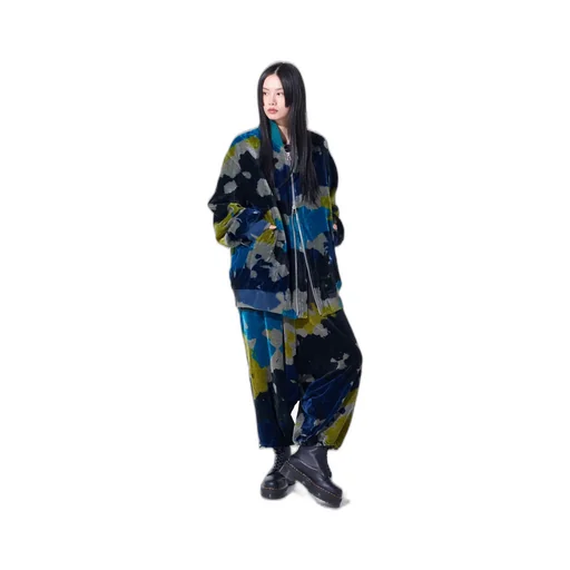 Tie-Dye Velvet Big Ma-1