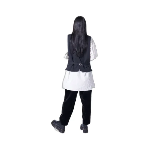 Velveteen 1-Tuck Tapered Pants