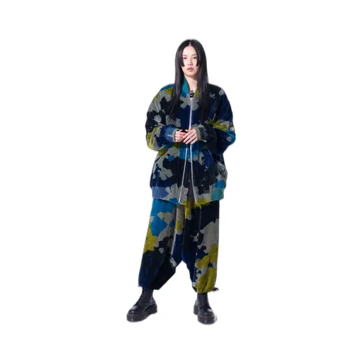 Tie-Dye Velvet Big Ma-1