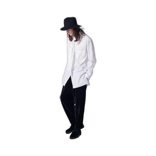 Velveteen 1-Tuck Tapered Pants