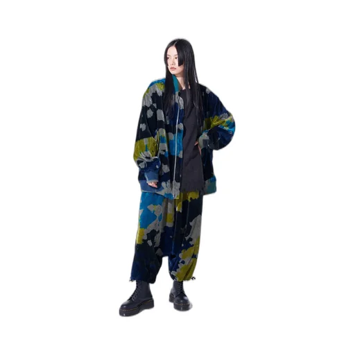 Tie-Dye Velvet Big Ma-1