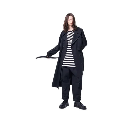 Pe/Cotton Twill Trench Coat Sukajan