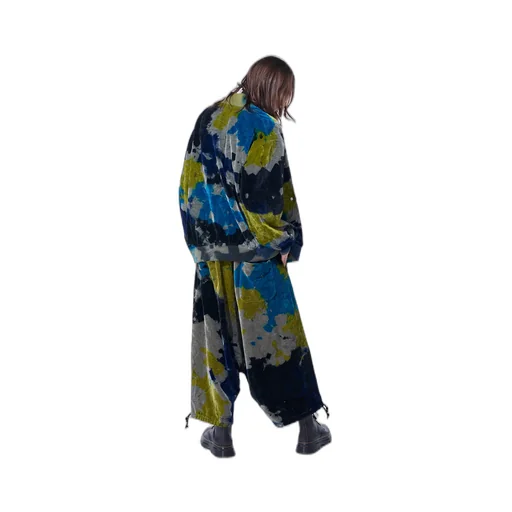 Tie-Dye Velvet Big Ma-1
