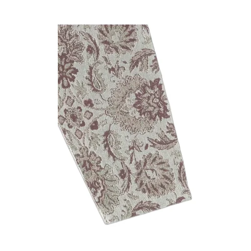 Gobelin-Style Jacquard Shirt Jacket With Fringe Hem Design