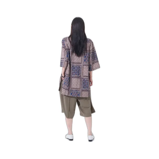 Polyester Washer Twill Button-Up Shorts