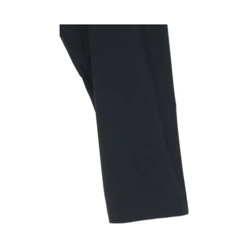 Wool/Polyester Tropical Ethnic Detail High Waist Pants