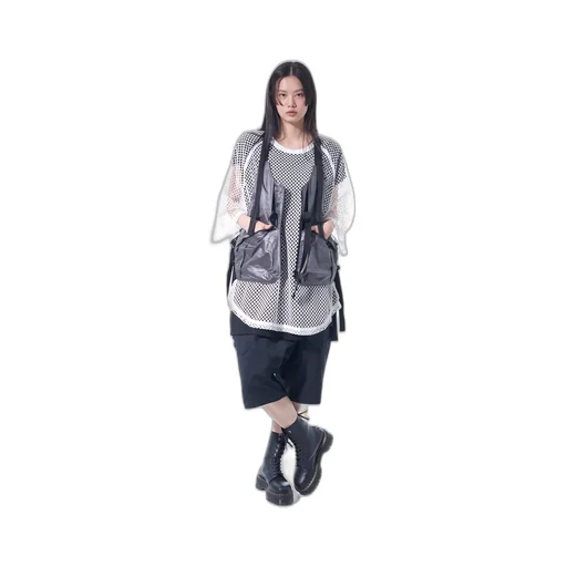 Pe/Ny Water Repellent Taffeta Multi-Pocket Tech Vest