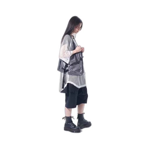 Pe/Ny Water Repellent Taffeta Multi-Pocket Tech Vest