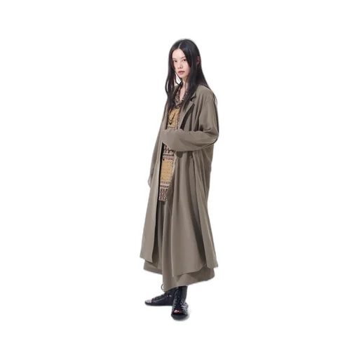 Polyester Washer Twill Wrap Dress