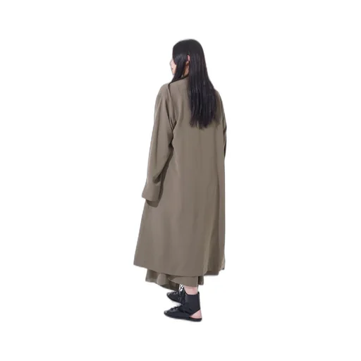 Polyester Washer Twill Wrap Dress