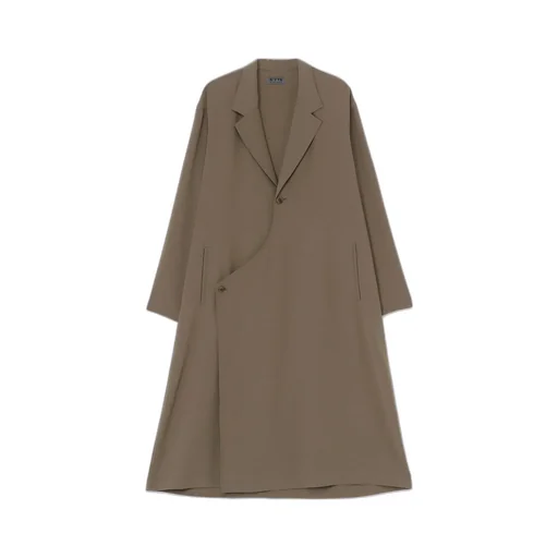 Polyester Washer Twill Wrap Dress