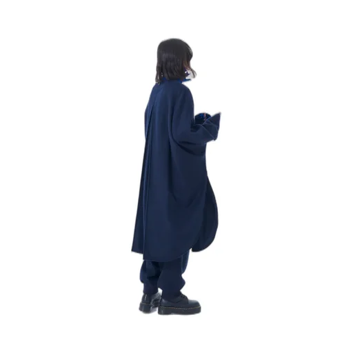Wool Beaver Patch Pocket Ribbed Cargo Pants