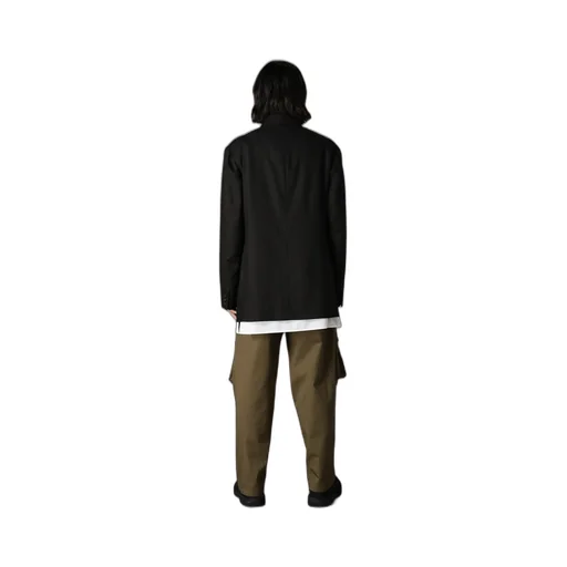 Tr Twill Stand Collar Gusset Pocket Jacket