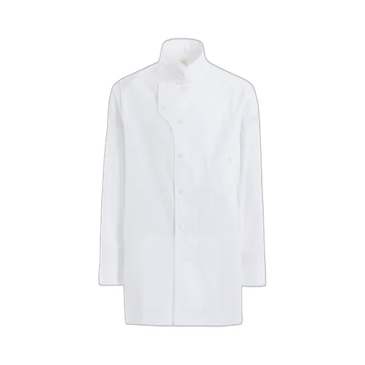 Cotton Broad Curved Front Panel Shirt