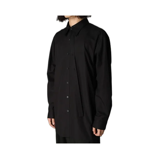 Cotton Broad Double-Layer Collar Shirt