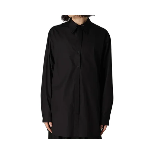 Cotton Broad Double-Layer Collar Shirt