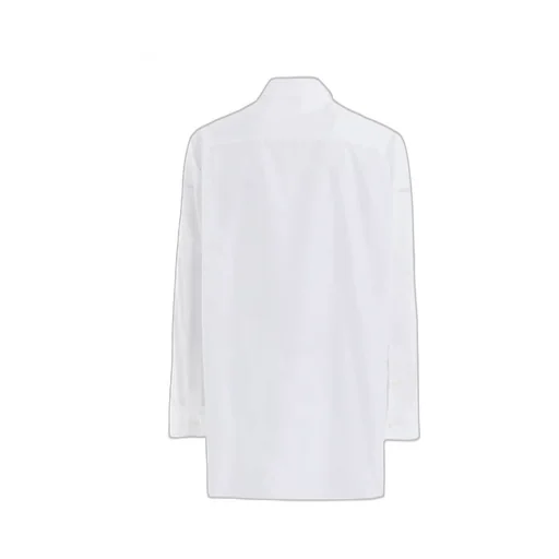 Cotton Broad Curved Front Panel Shirt