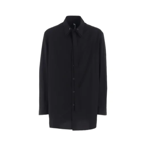 Cotton Broad Double-Layer Collar Shirt