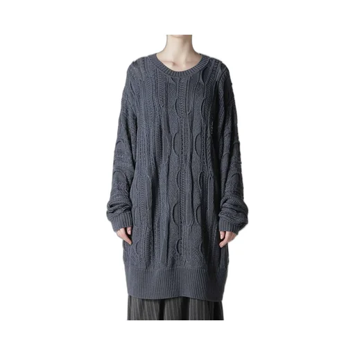 3D Cable Knit Big Pullover