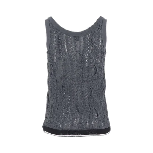 3D Cable Knit Tanktop