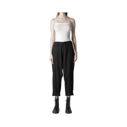 Cotton Twill Semi-Wide China Pants