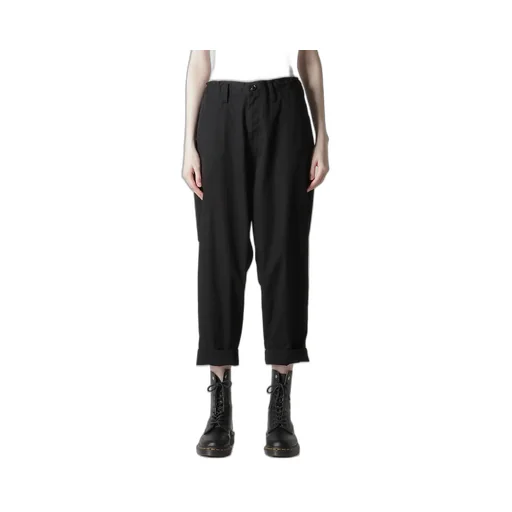 Cotton Twill Semi-Wide China Pants