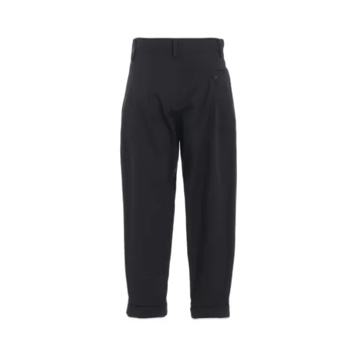 Cotton Twill Semi-Wide China Pants