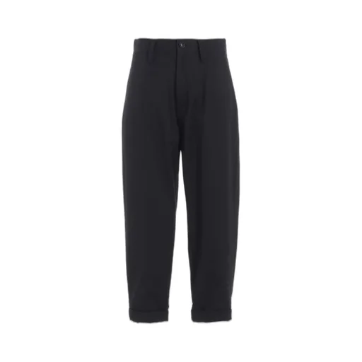 Cotton Twill Semi-Wide China Pants