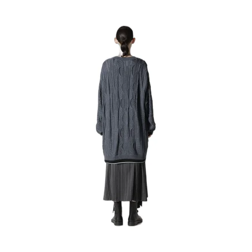 3D Cable Knit Big Pullover