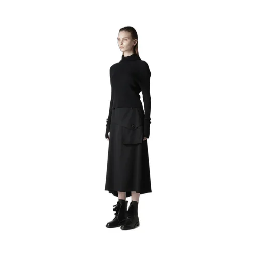 Rib Eyelet Long-Sleeve Knit