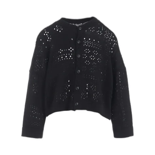 Patchwork Lace Cropped Cardigan