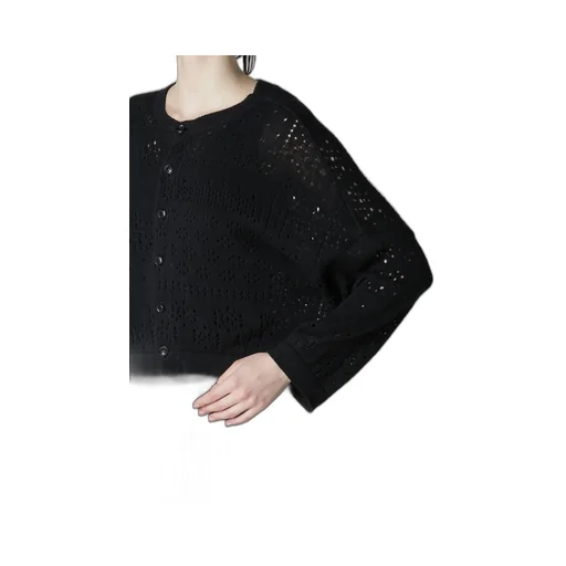 Patchwork Lace Cropped Cardigan