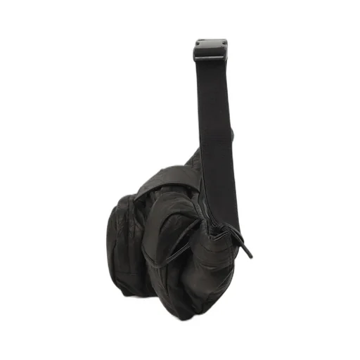 Twisted Soft Leather Pocket Bag