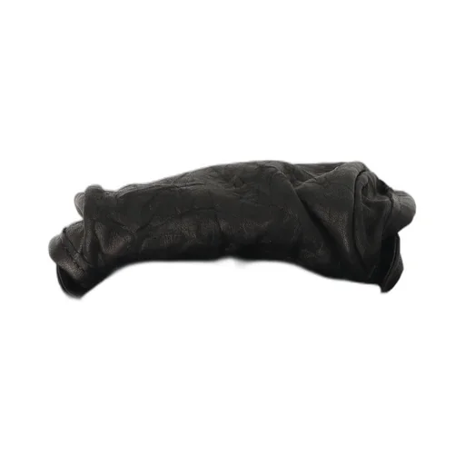 Twisted Soft Leather Pocket Boston Bag