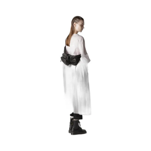 Twisted Soft Leather Pocket Bag