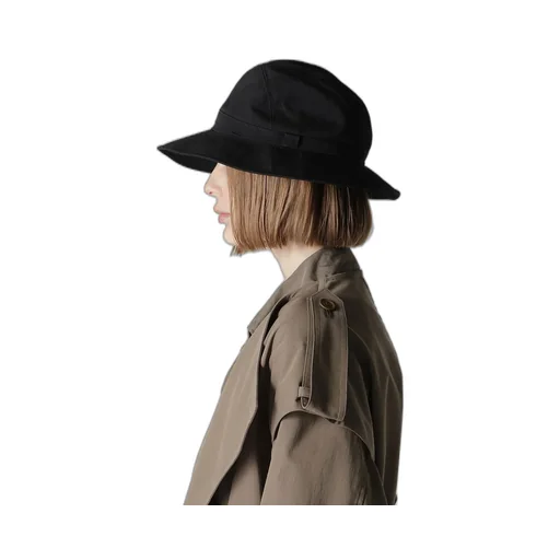 Wool Gabardine Arranged Hat