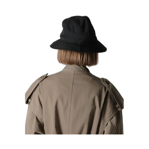 Wool Gabardine Arranged Hat