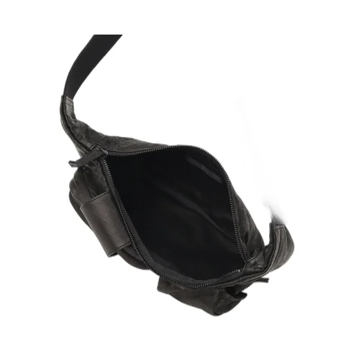 Twisted Soft Leather Pocket Bag