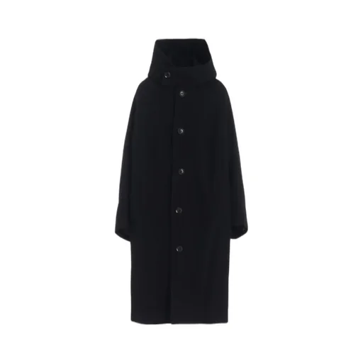 Airy Mosser Long Cape Coat