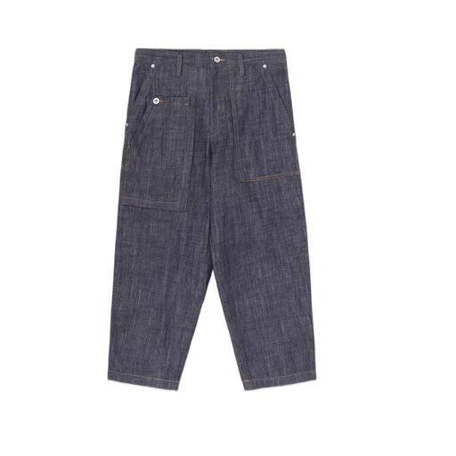 80Oz Denim Patched-Pocket Pants
