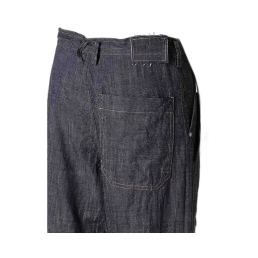 80Oz Denim Patched-Pocket Pants