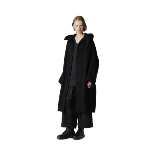 Airy Mosser Long Cape Coat