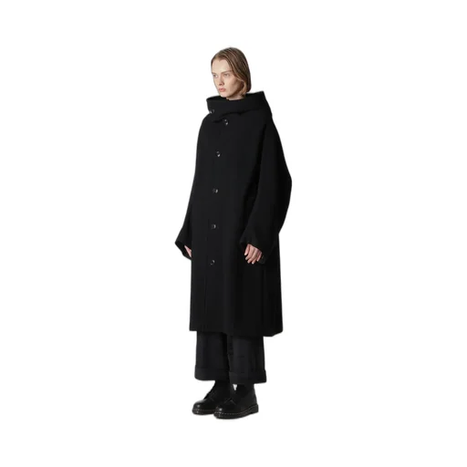 Airy Mosser Long Cape Coat