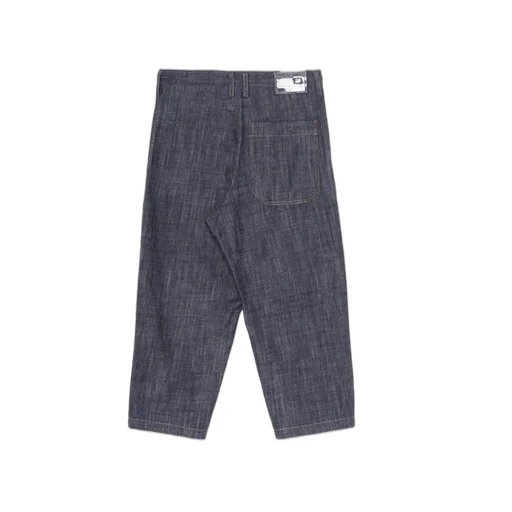 80Oz Denim Patched-Pocket Pants