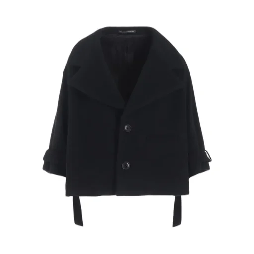 Wool Double-Faced Mosser Wide Collar Jacket