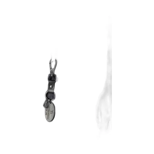 Brass Y's Plate Keyring