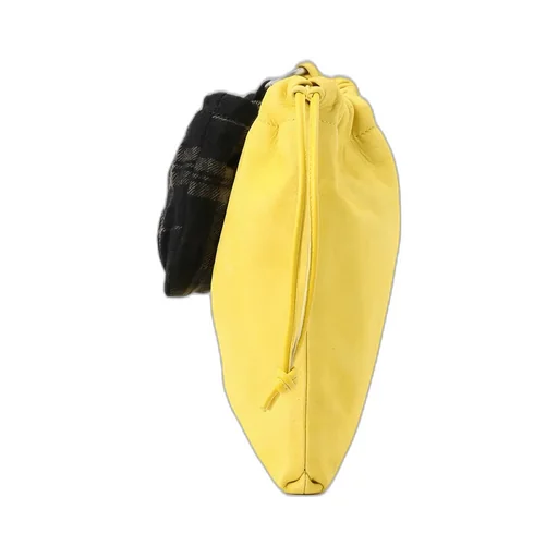 Leather String Leather Pouch