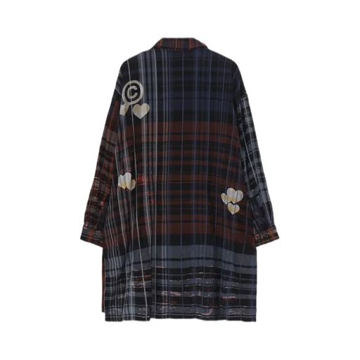 Y’S × Cpd Hoome Plaid Blouse